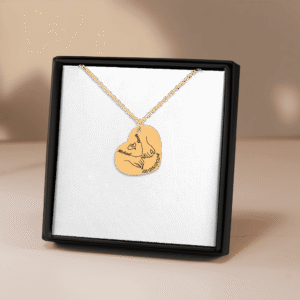 Our first christmas together Heart Necklace